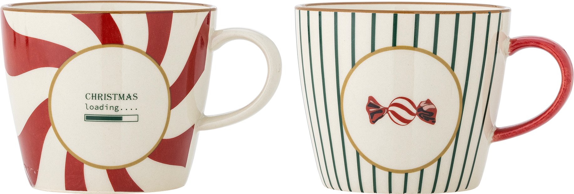 Kubki świąteczne Yule 2 szt.