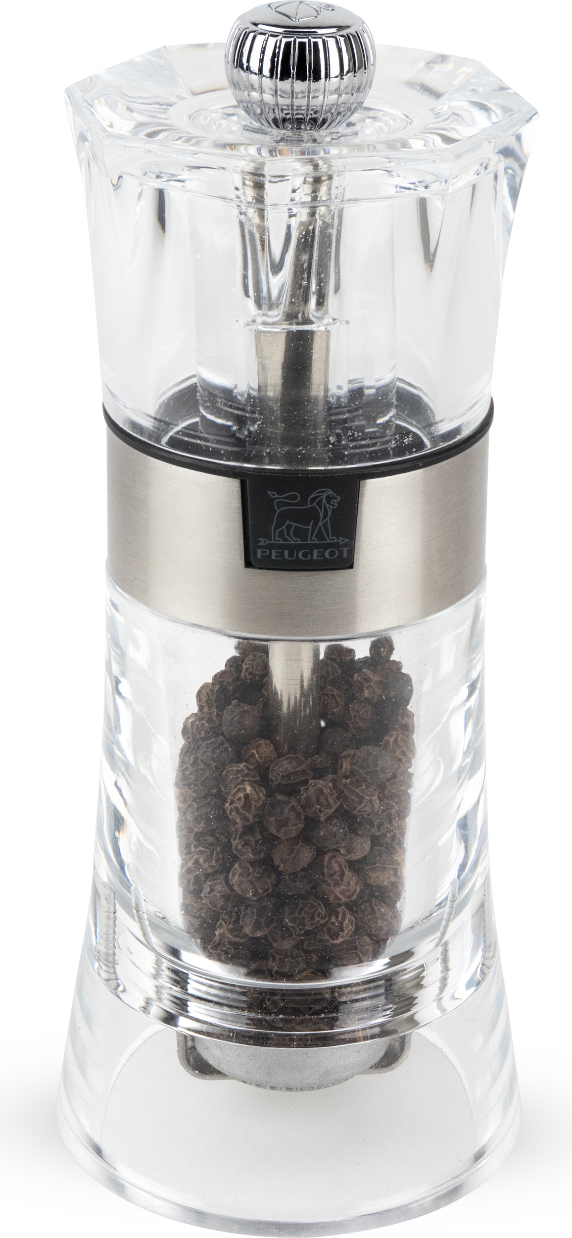 Młynek do pieprzu Oslo transparentny 14 cm