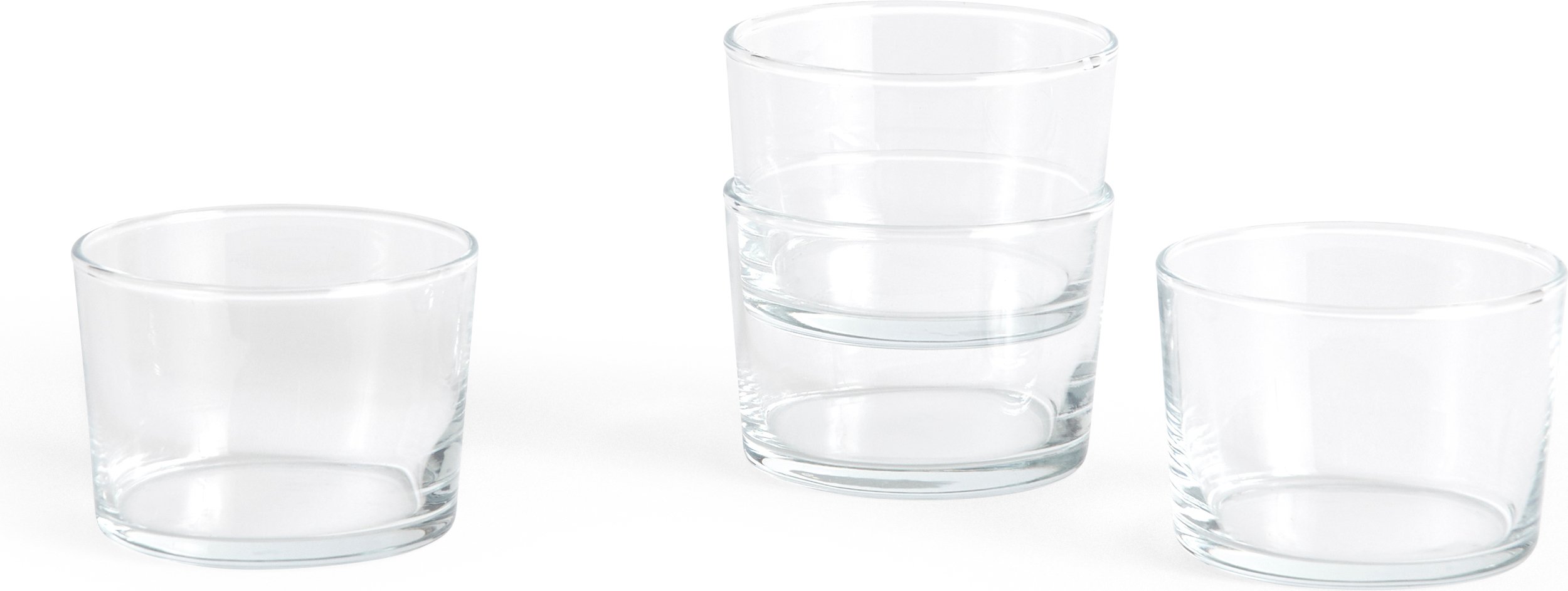 Szklanki Hay 220 ml przezroczyste 4 szt.