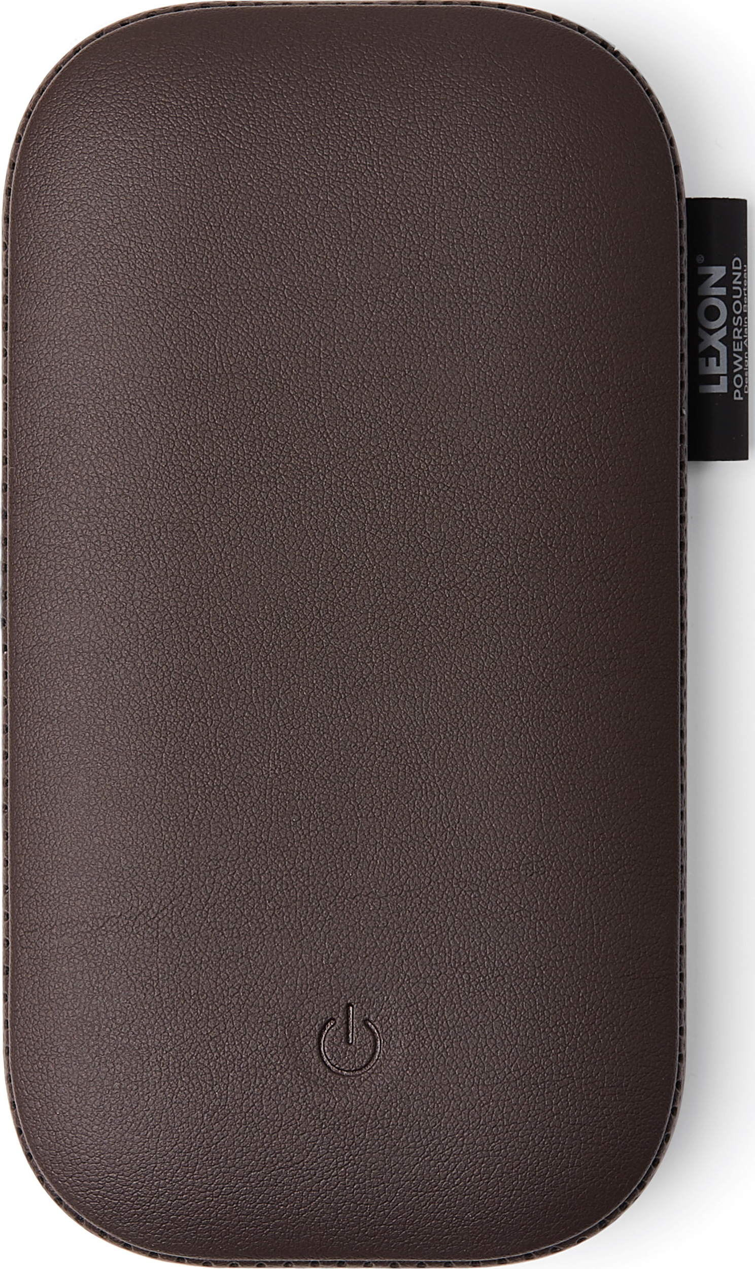 Ładowarka bezprzewodowa z głośnikiem Powersound czekoladowa skórzana