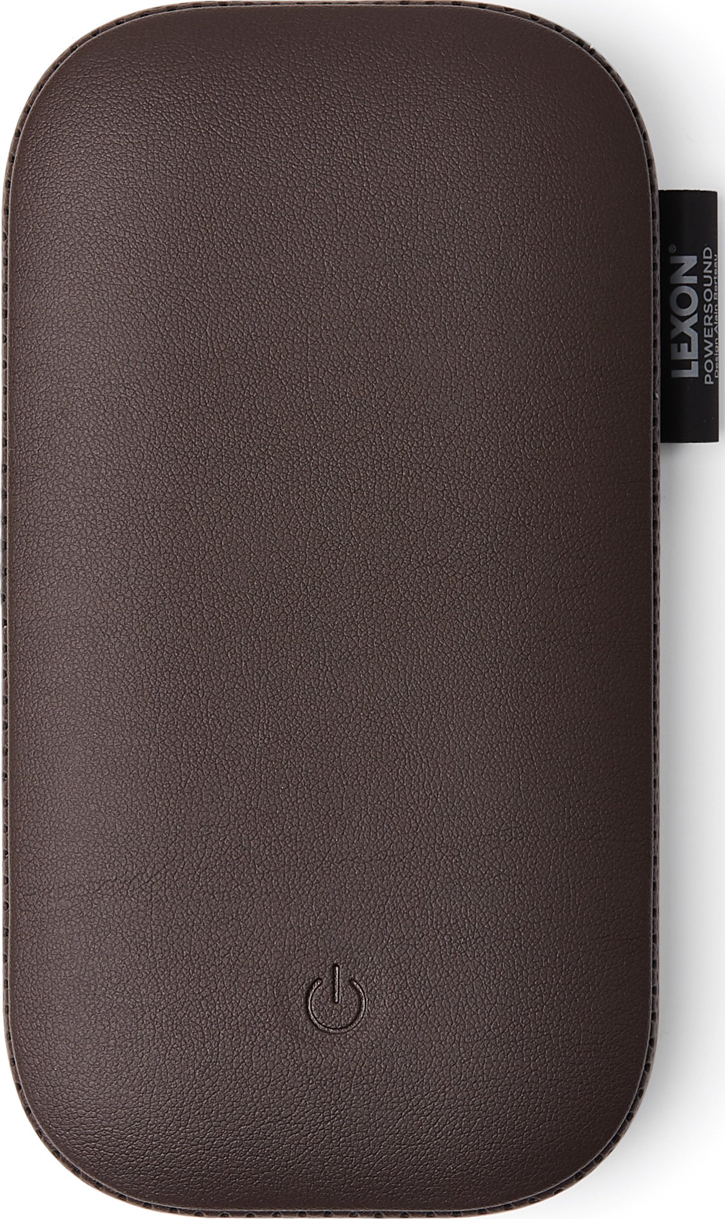 Ładowarka bezprzewodowa z głośnikiem Powersound czekoladowa skórzana