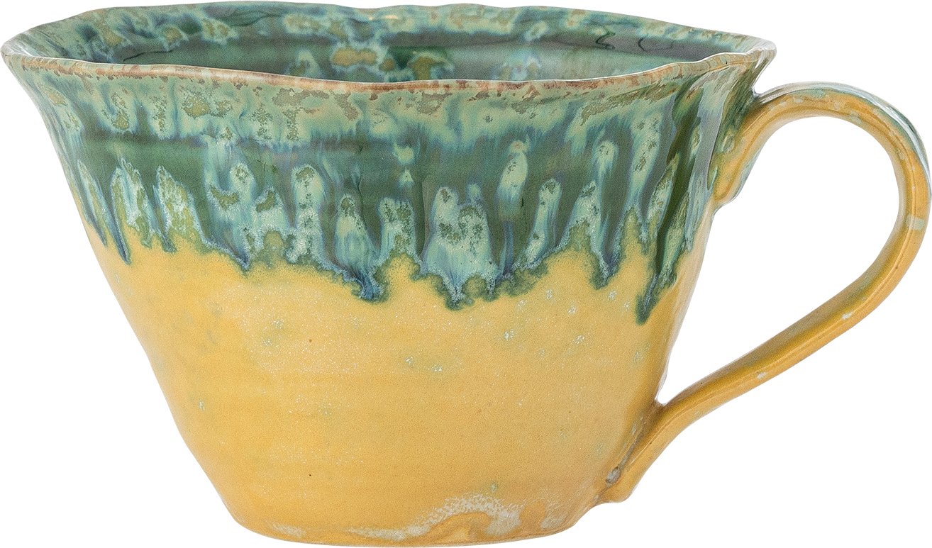 Filiżanka Milani 250 ml zielono-żółta