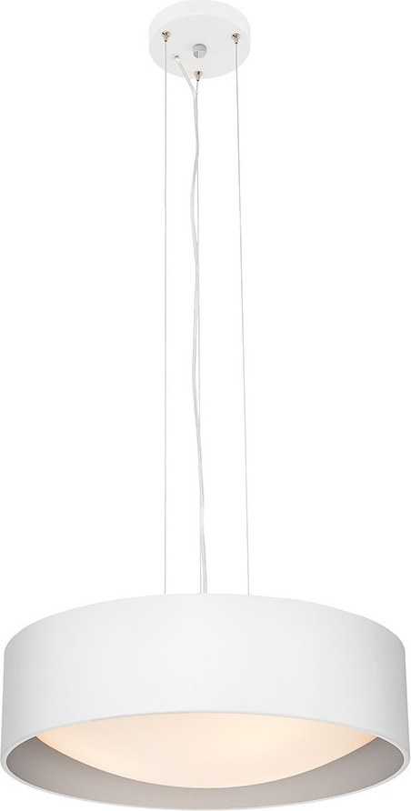 Lampa wisząca Vero biel i srebro