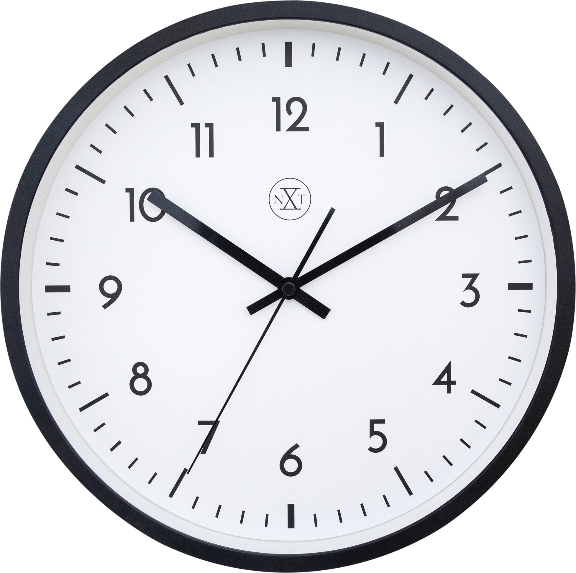 Zegar ścienny Easy big 30 cm czarno-biały