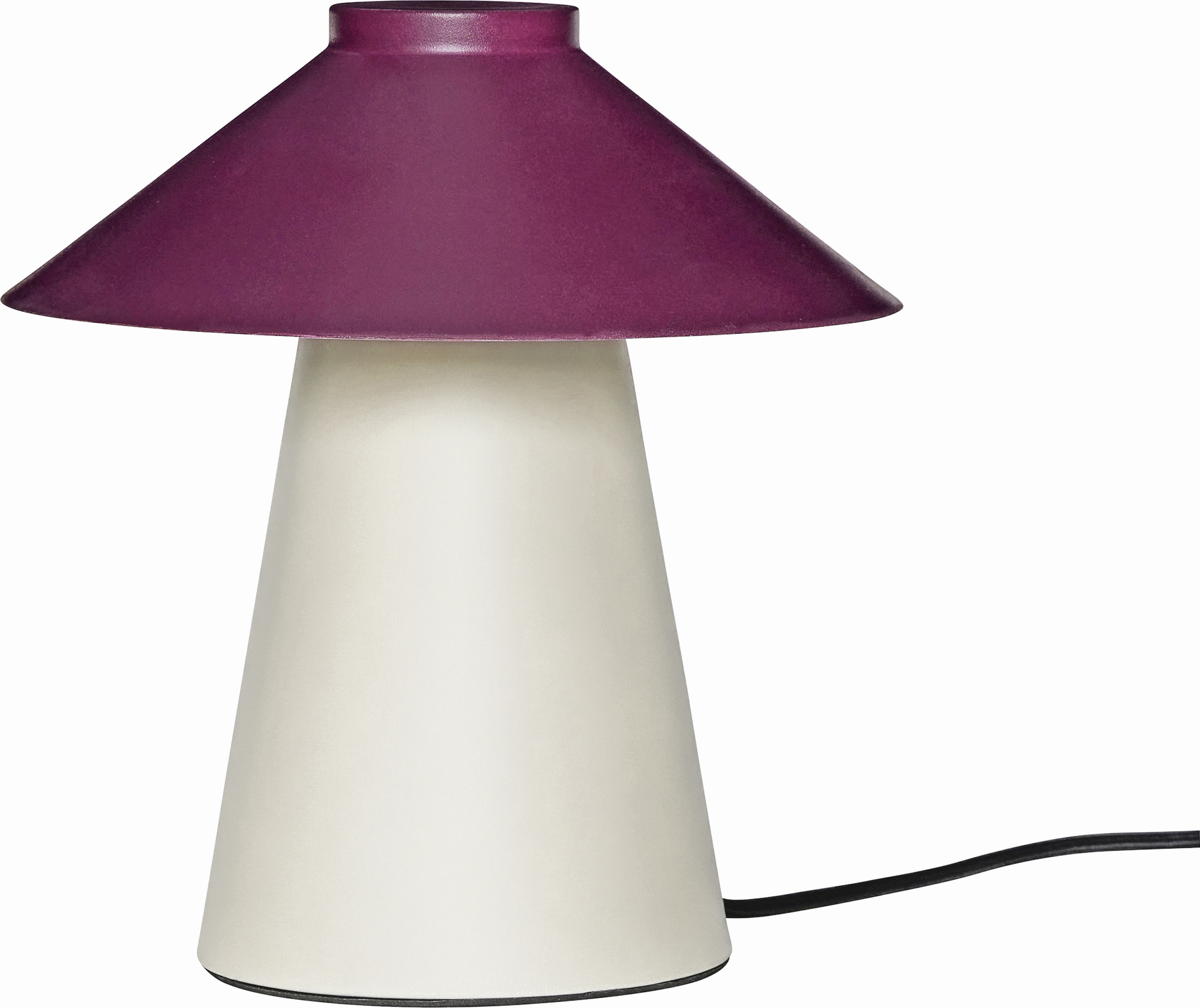 Lampa stołowa Chipper biało-burgundowa