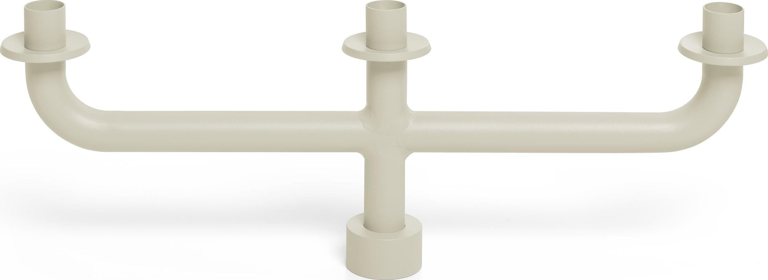 Świecznik Toni szary