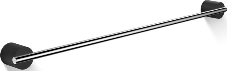 Wieszak reling na ręczniki Stone 60 cm chrom-czarny