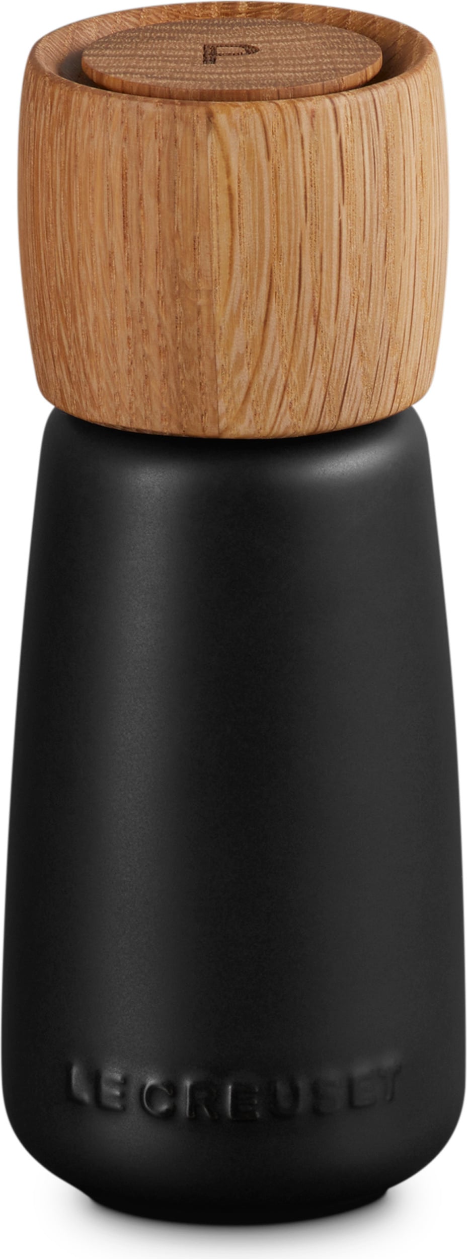 Młynek do pieprzu Le Creuset czarny mat kamionkowy