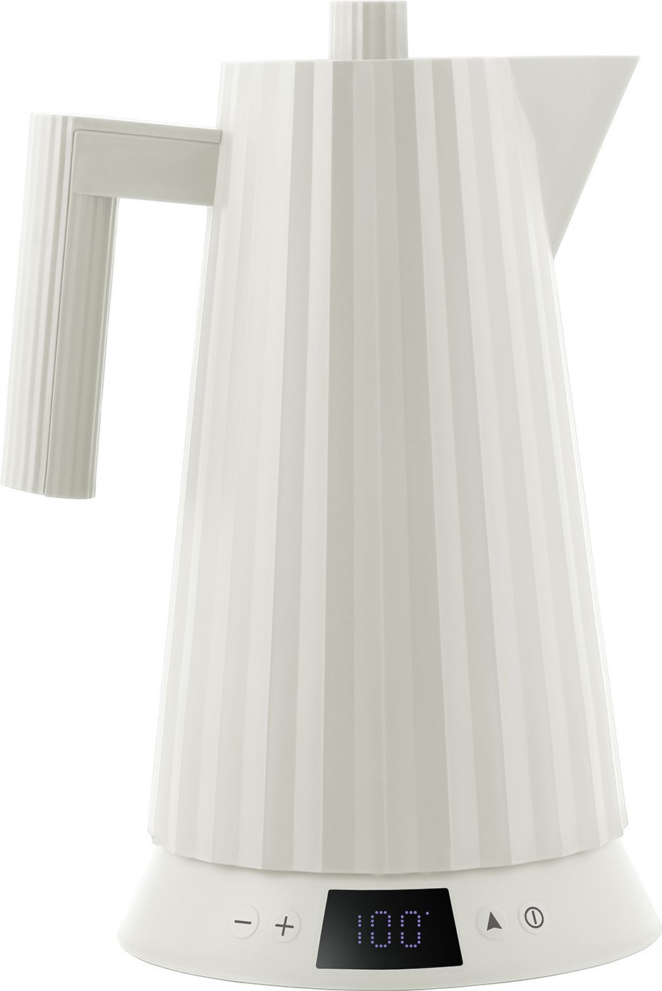 Czajnik elektryczny z regulacją temperatury Plissé 1,7 l biały