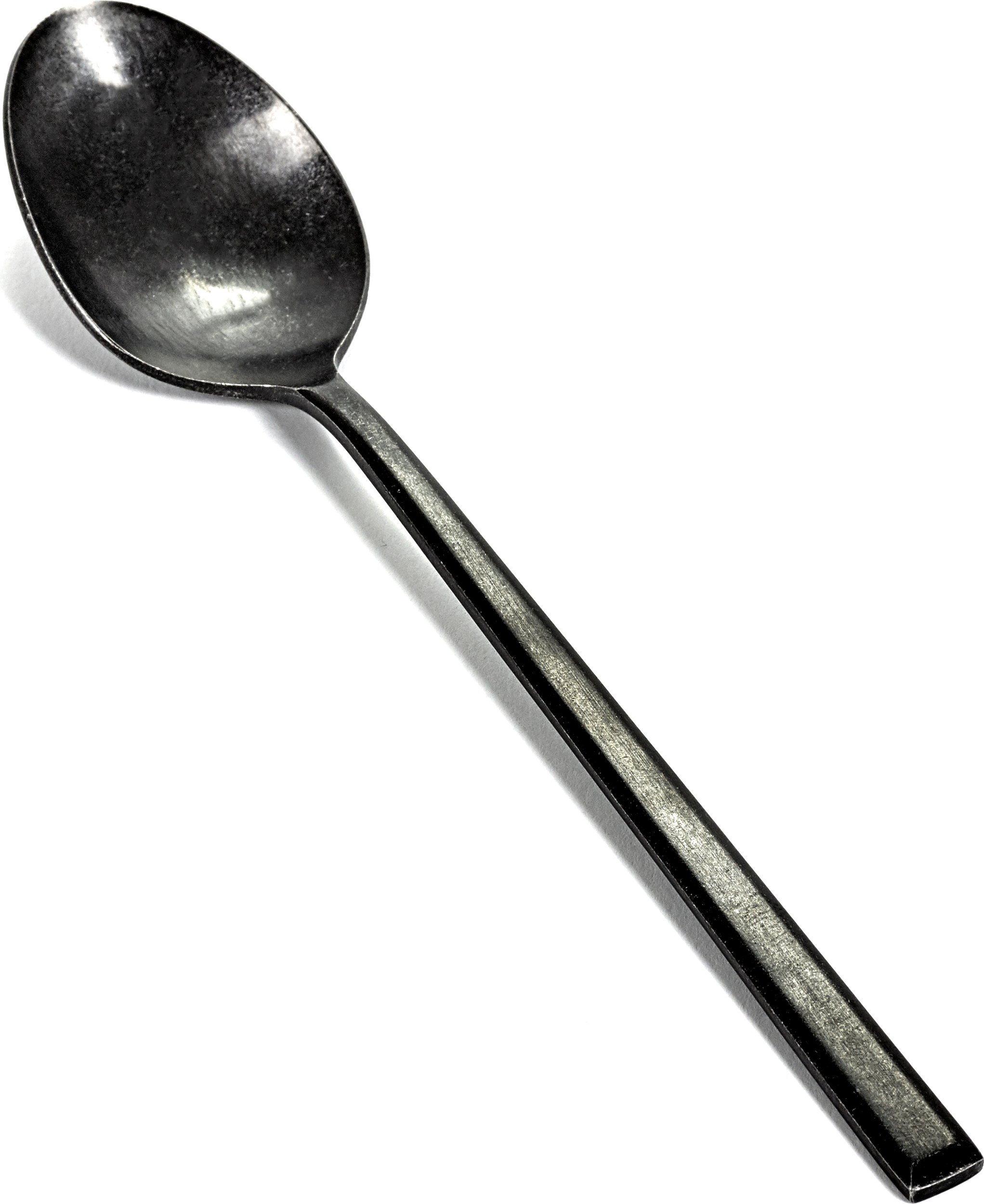 Łyżeczka deserowa Pure czarna