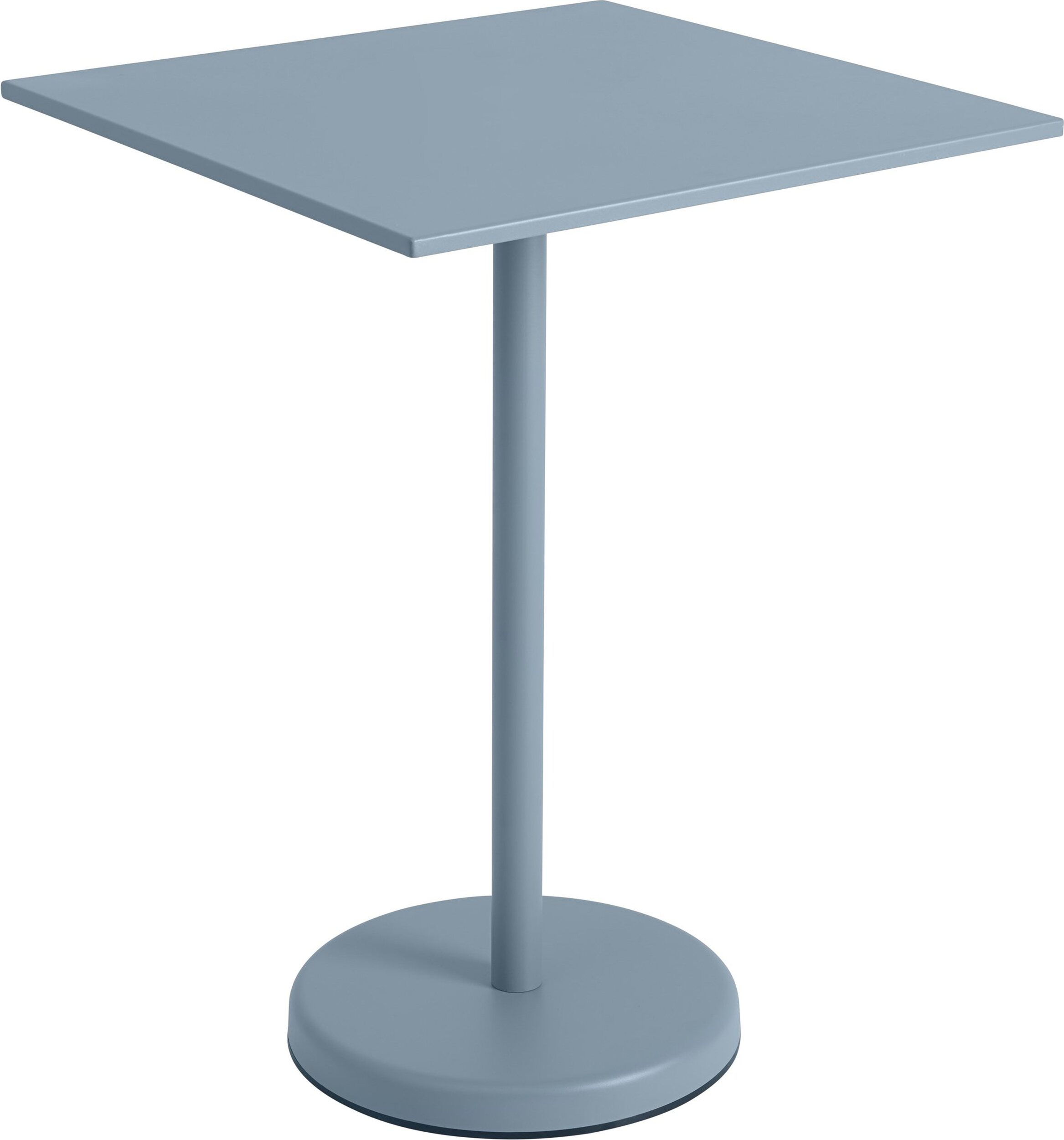 Stolik kawowy Linear 70 x 95 cm zgaszony błękit