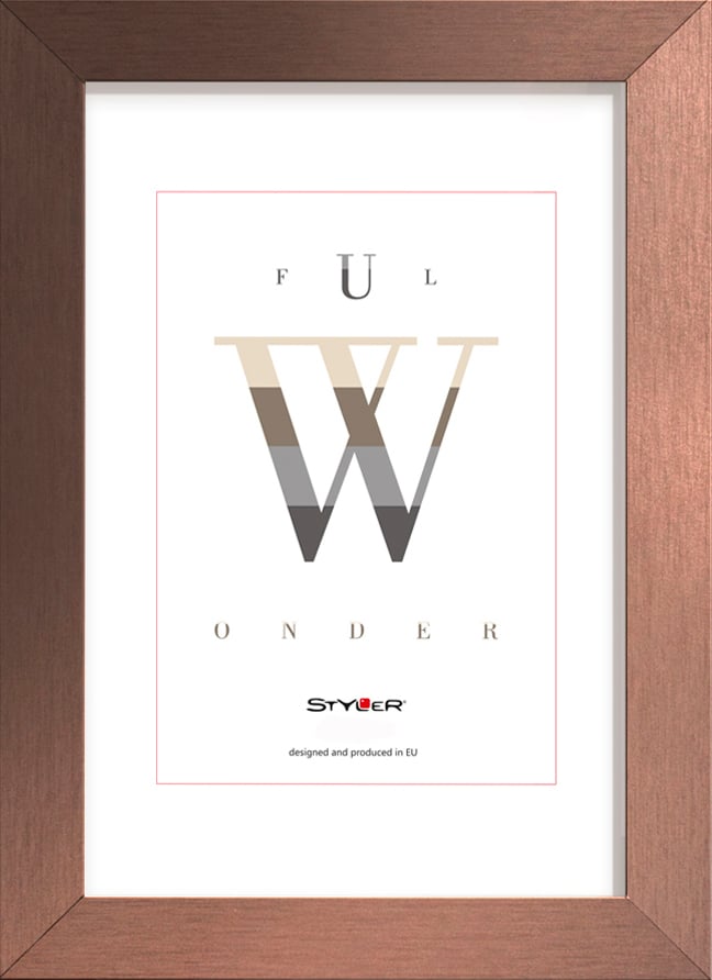 Ramka na zdjęcia Sanremo 15 x 21 cm miedziana