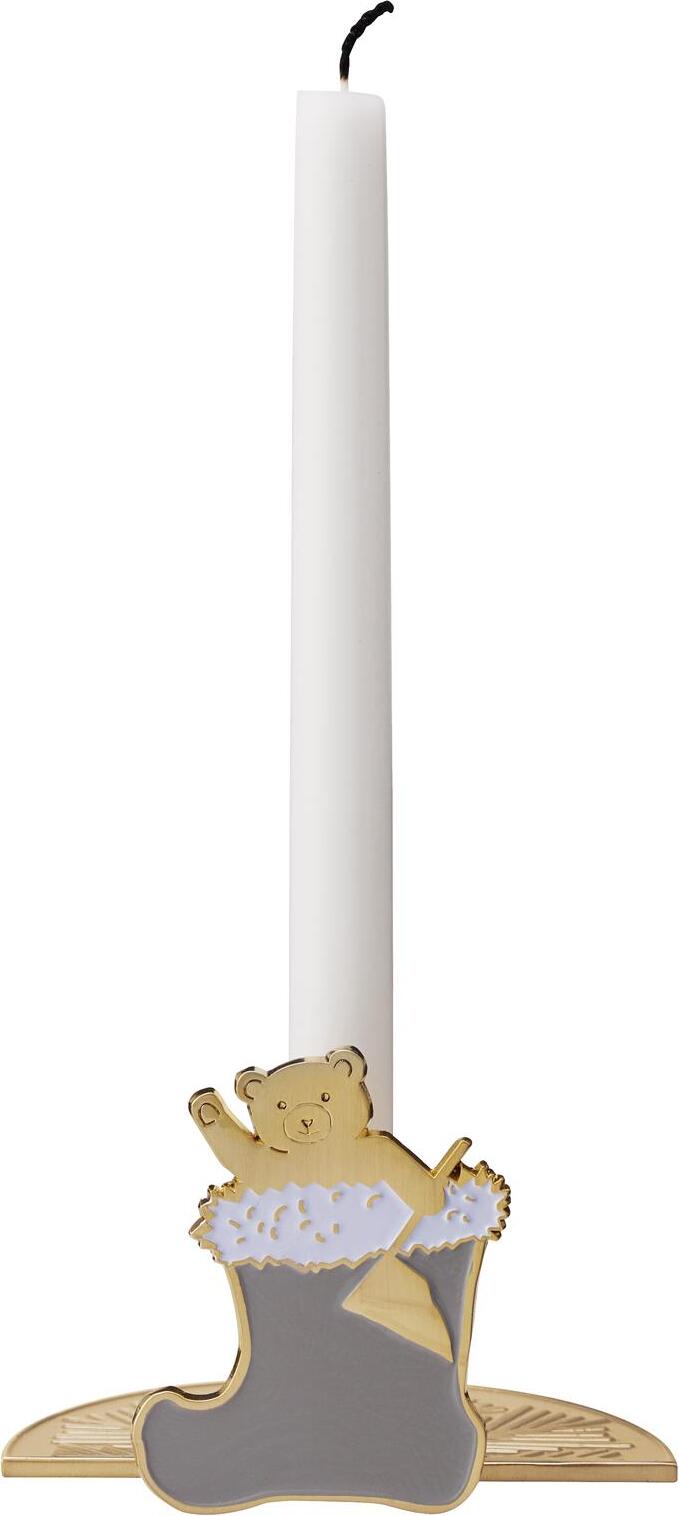 Świecznik na klasyczną świecę While Waiting miś