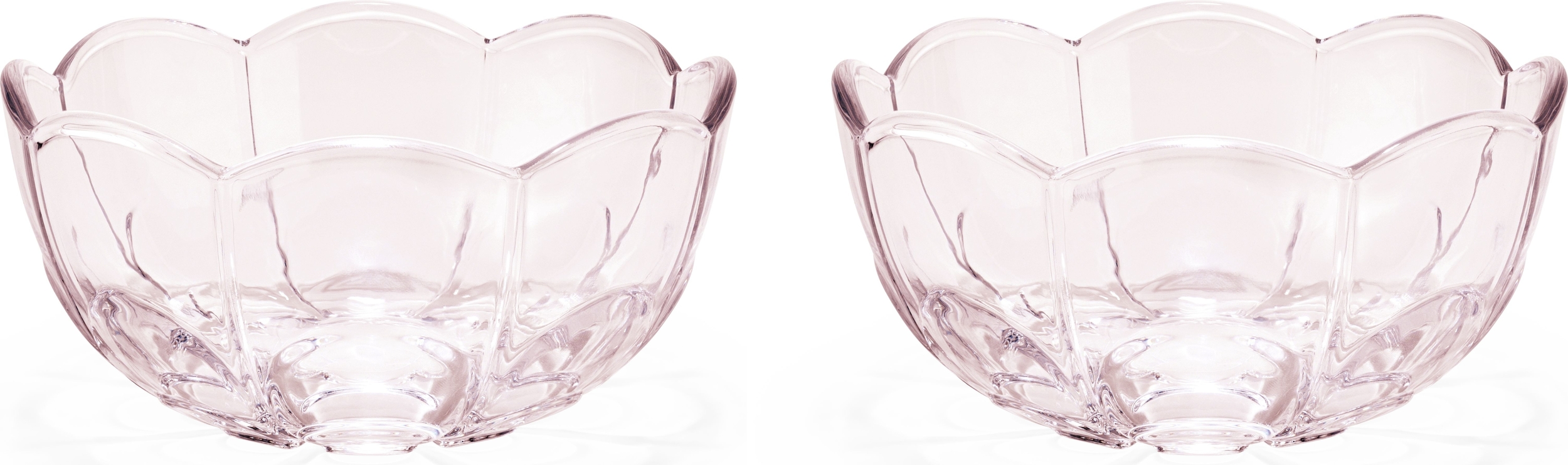 Miski Lily 13 cm różowe 2 szt.