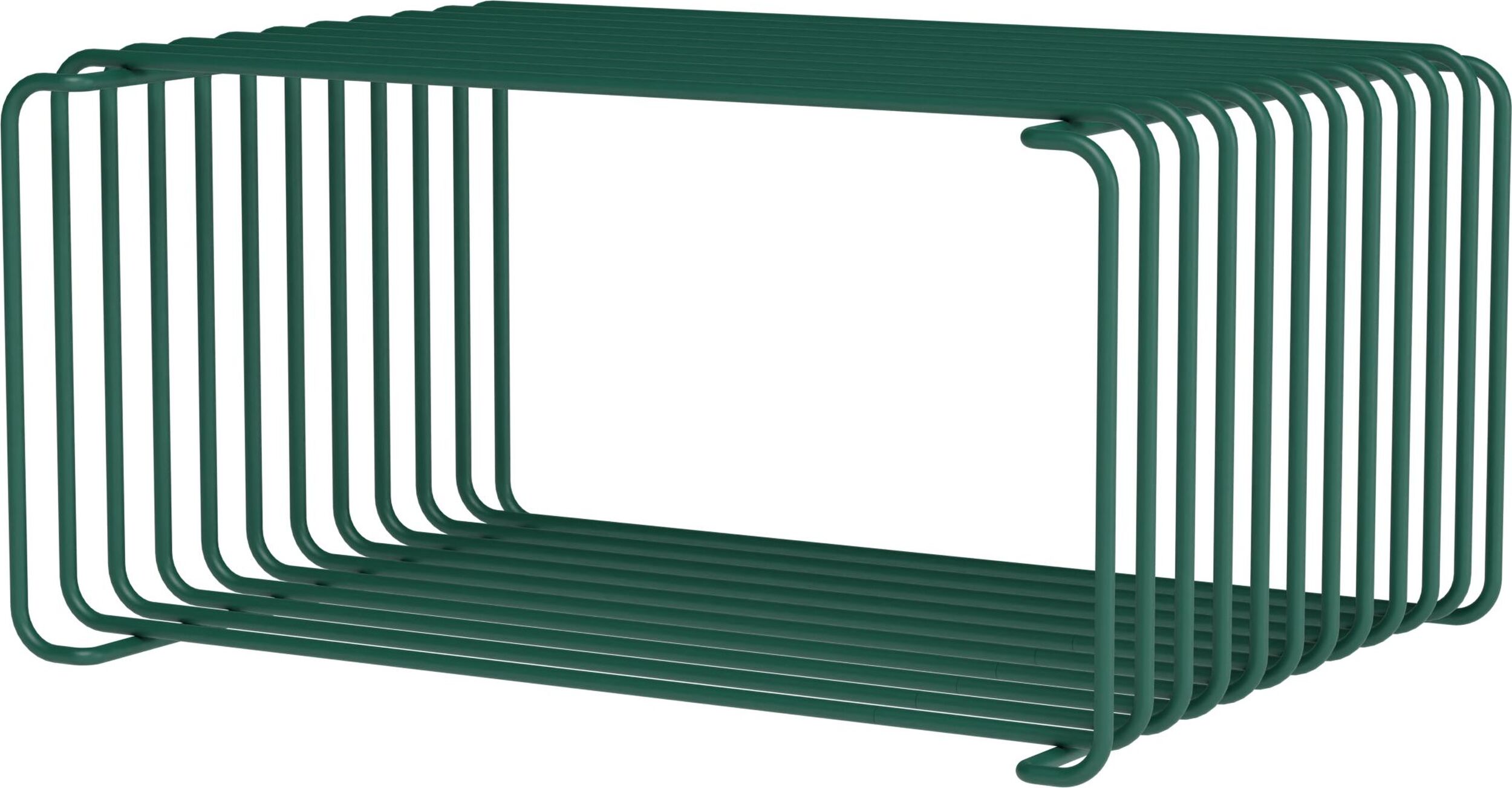 System modułowy Panton Wire 34,8 x 25,7 x 17,2 cm zielony