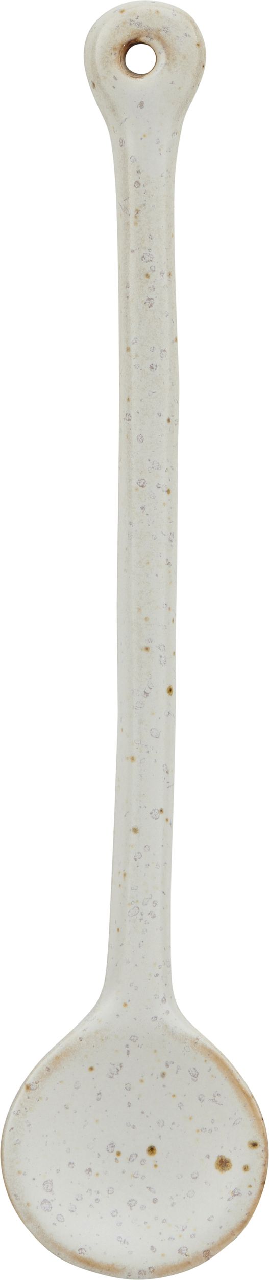 Łyżeczka Pion biało-szara