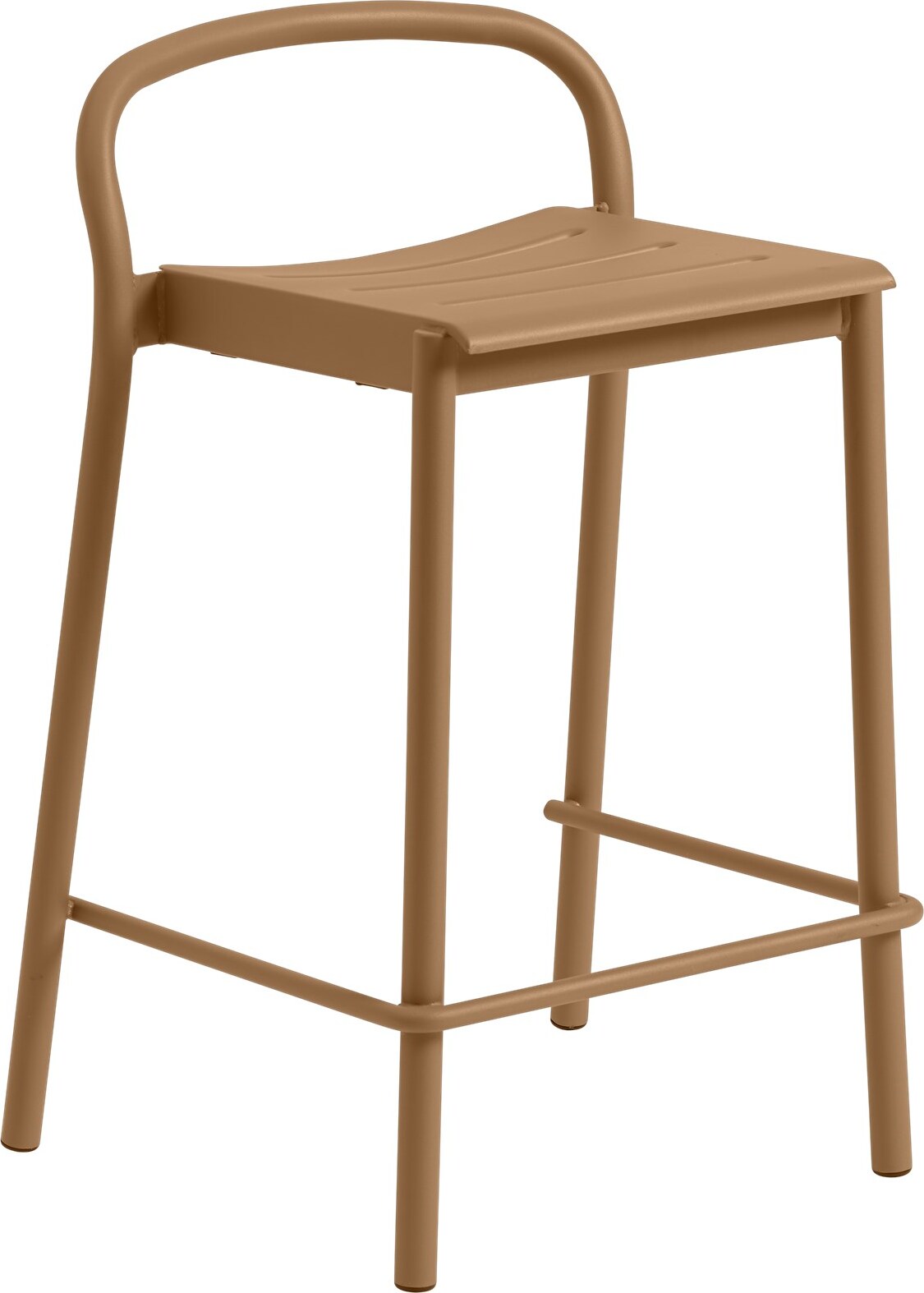 Stołek Linear 65 cm pomarańczowy