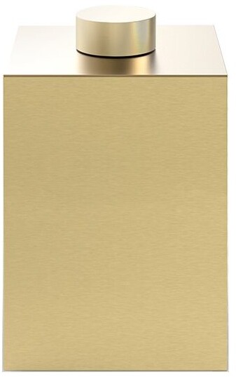 Pojemnik łazienkowy Century 27,5 cm złoty mat z pokrywką