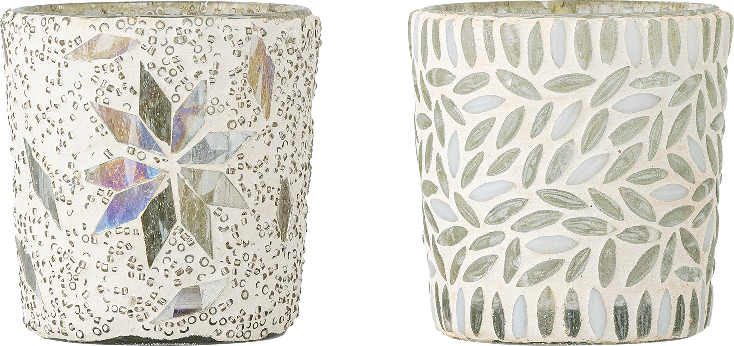 Świeczniki na tealighty Myr białe