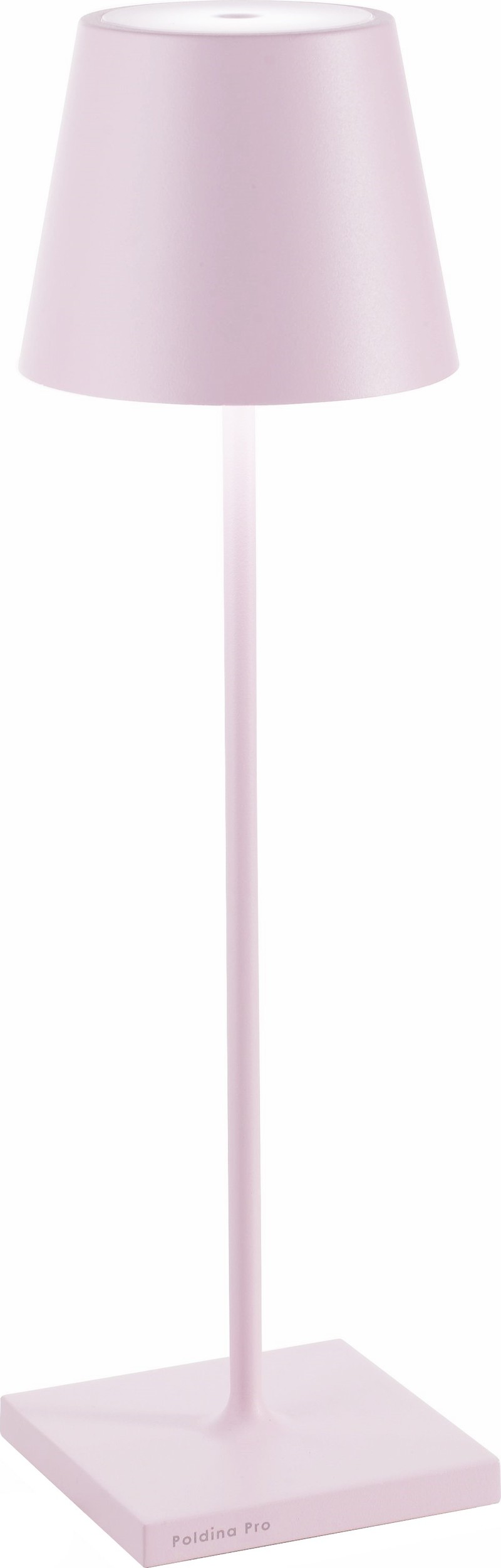 Lampa stołowa Poldina 38 cm różowa