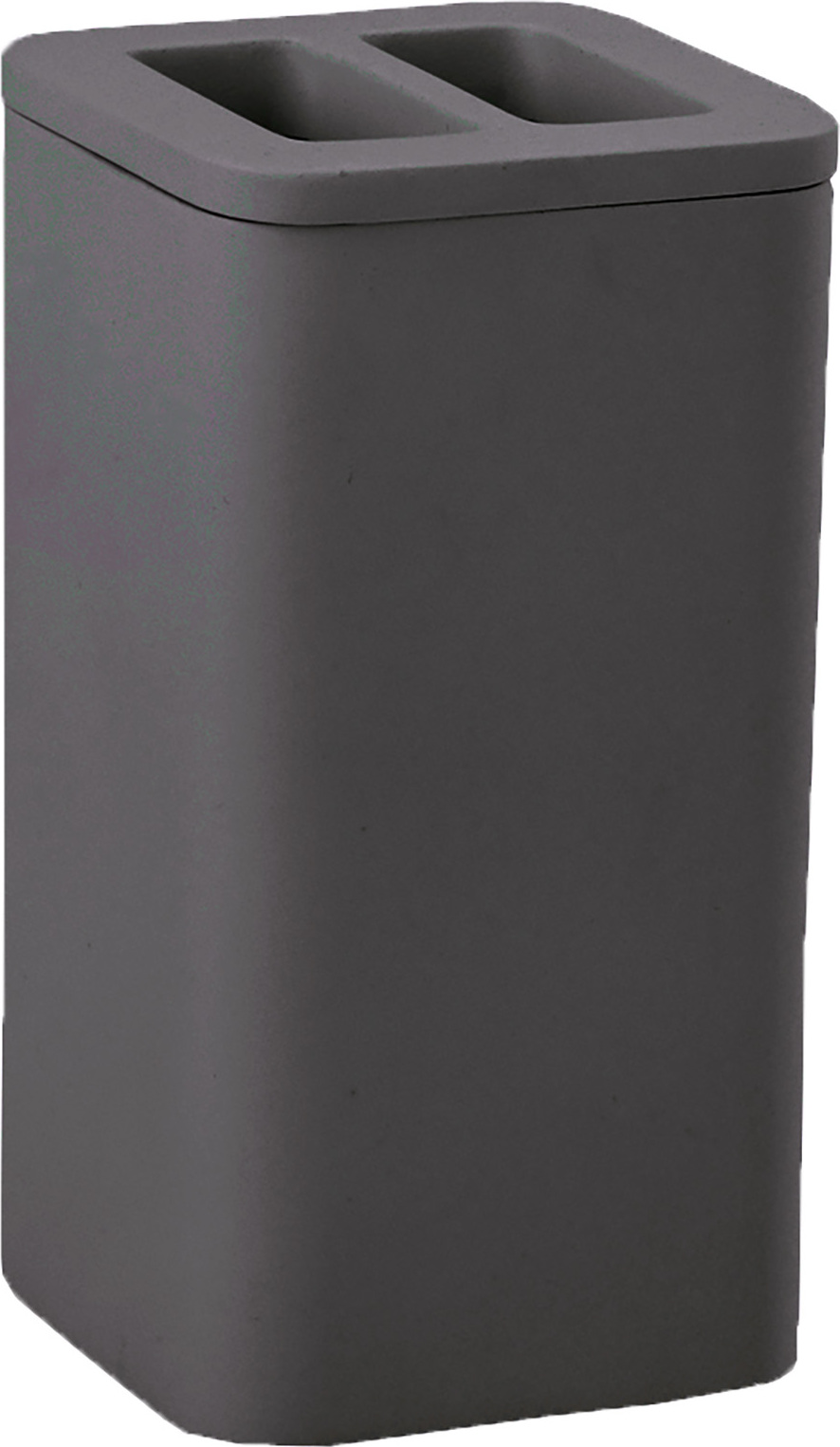 Kubek na szczoteczki do zębów Ona ciemnoszary