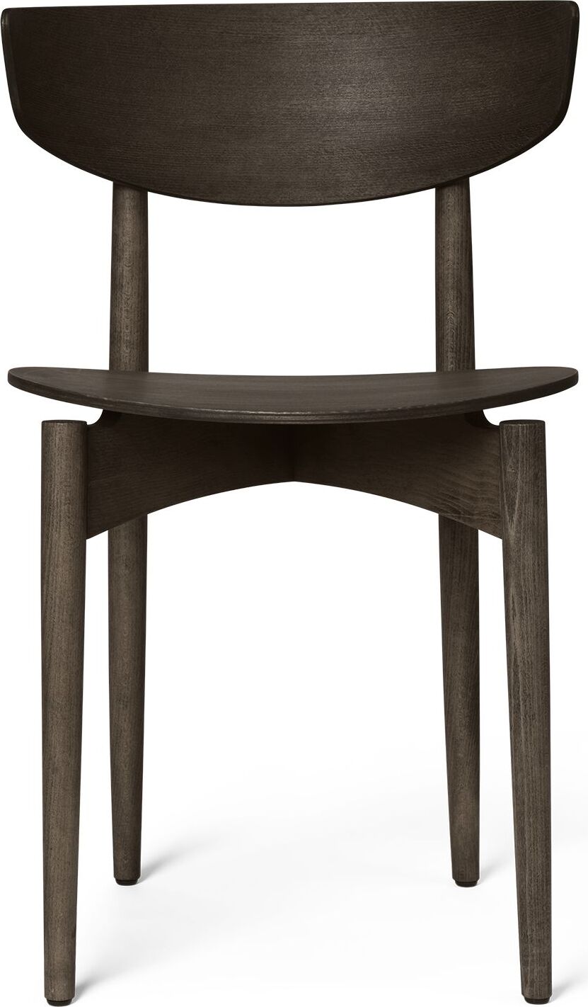 Krzesło Herman ciemnobrązowe drewniane