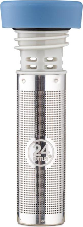 Zakrętka z zaparzaczem do butelki termicznej Infuser Tea niebieska