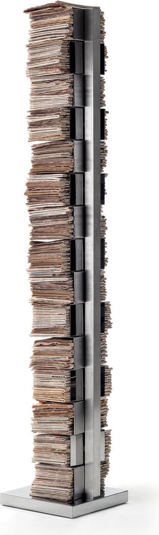 Regał Ptolomeo Art 215 cm srebrny