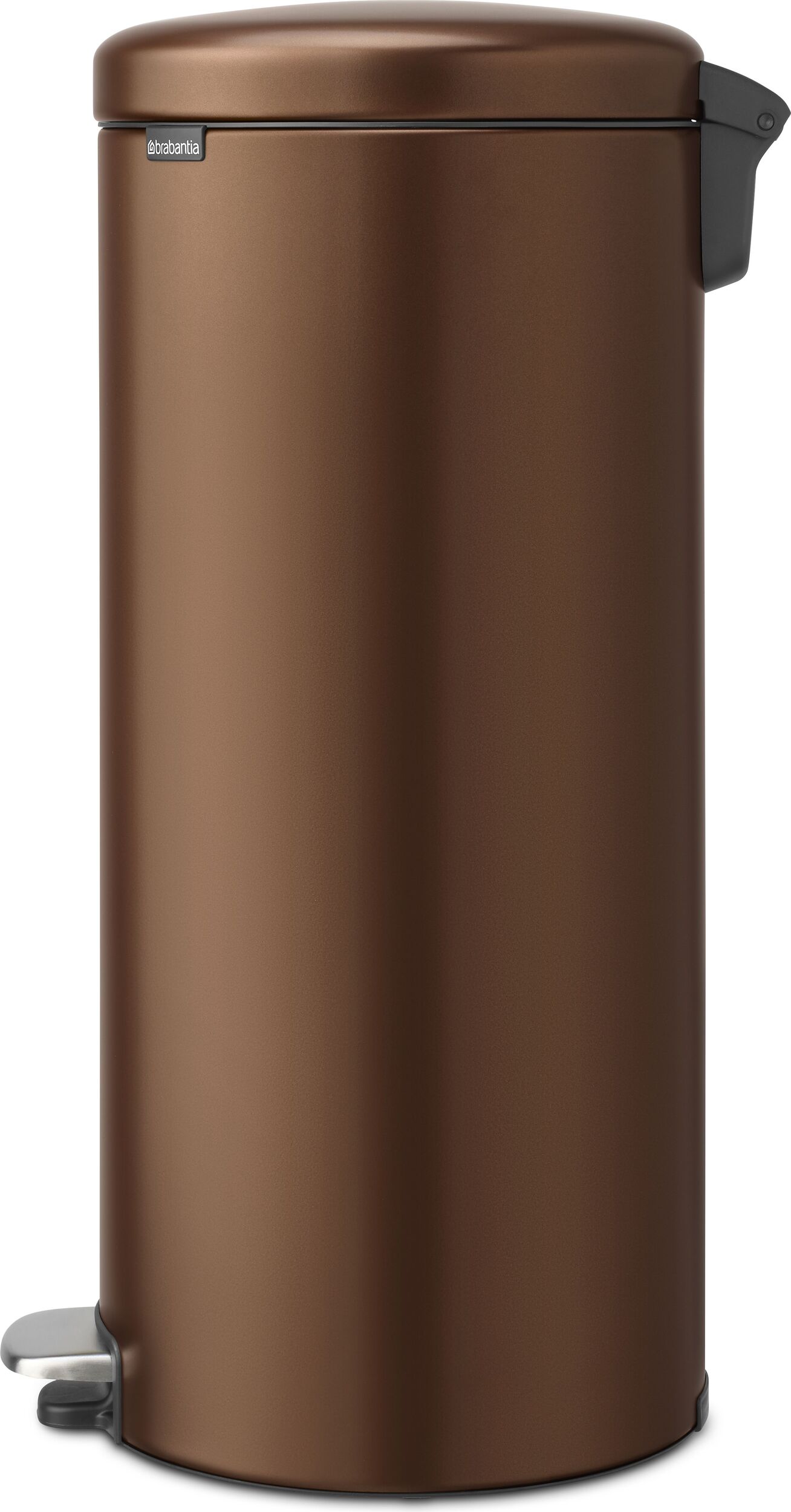 Kosz na śmieci pedałowy NewIcon 30 l brąz