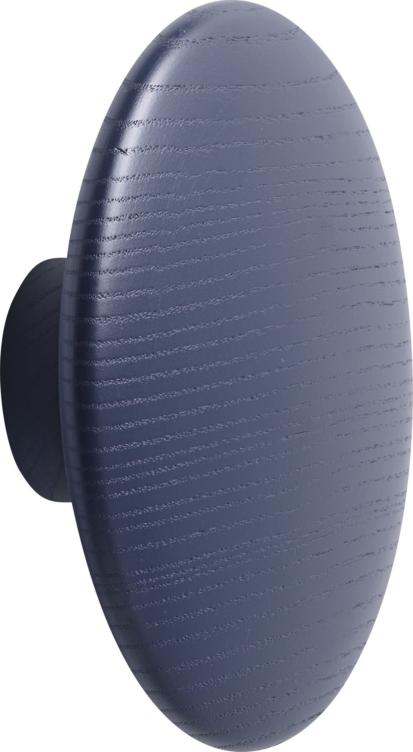 Haczyk ścienny Dots Wood 9 cm granatowy