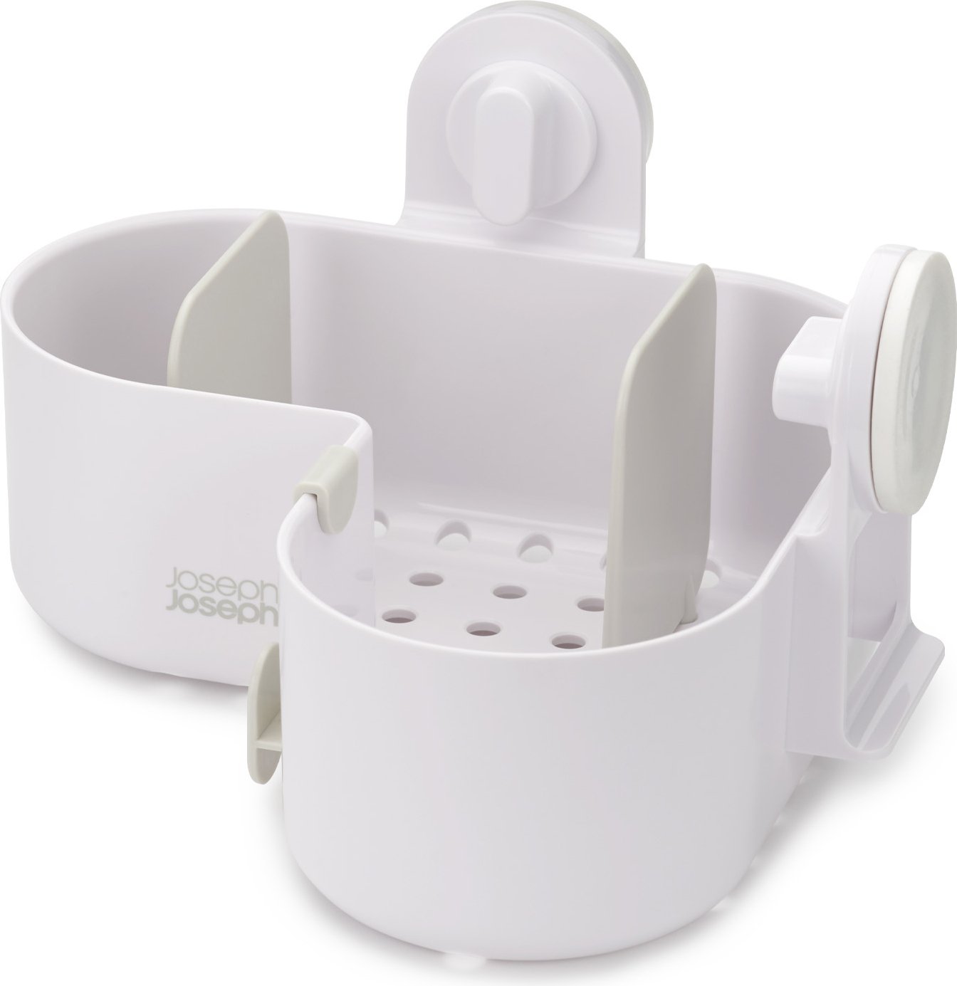 Półka prysznicowa narożna Duo biała