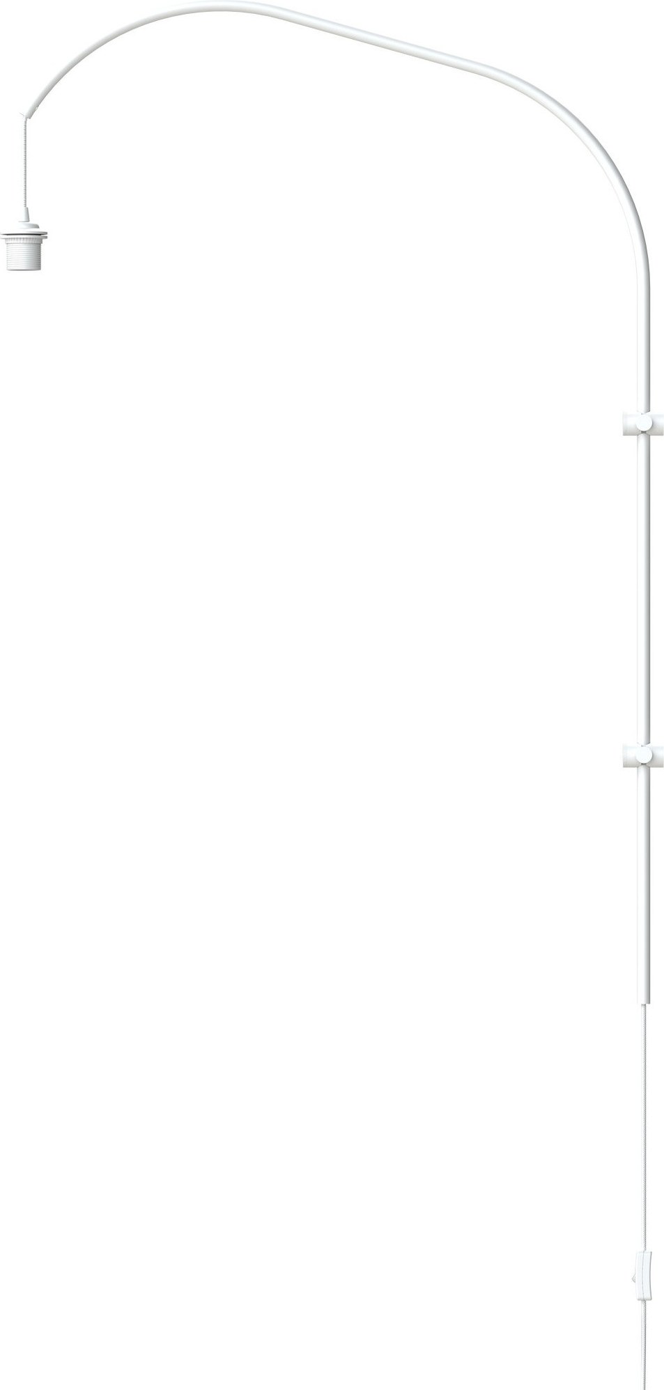 Ramię do lamp Willow Single białe