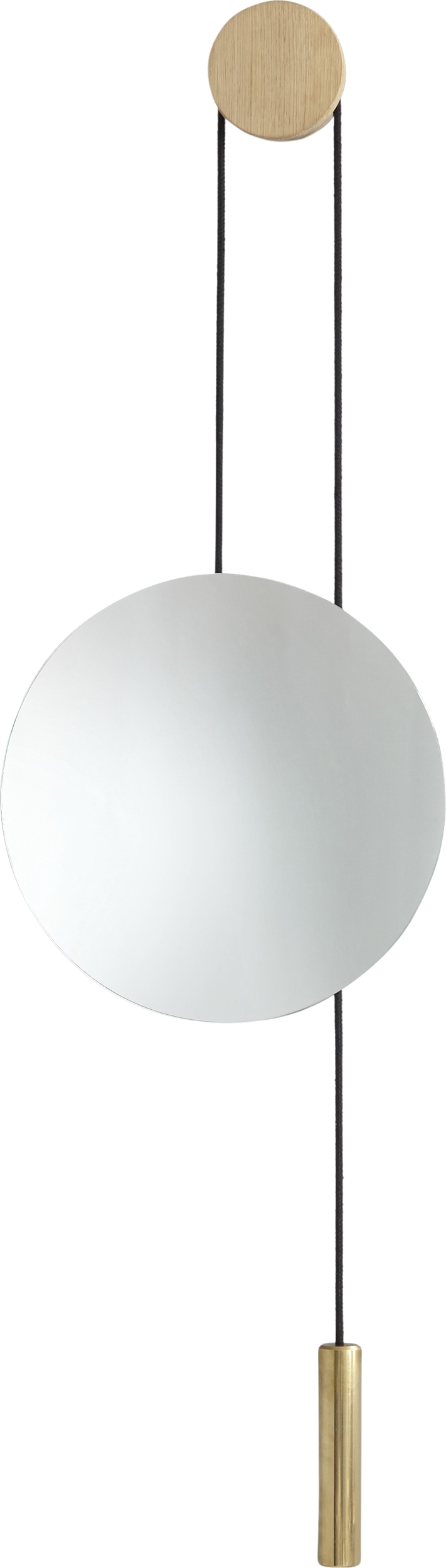 Lustro ścienne Rise and Shine naturalny dąb