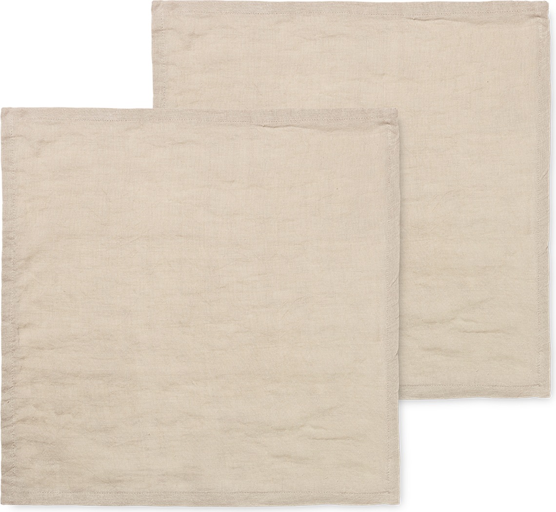 Serwetki Ferm Living naturalne lniane 2 szt.