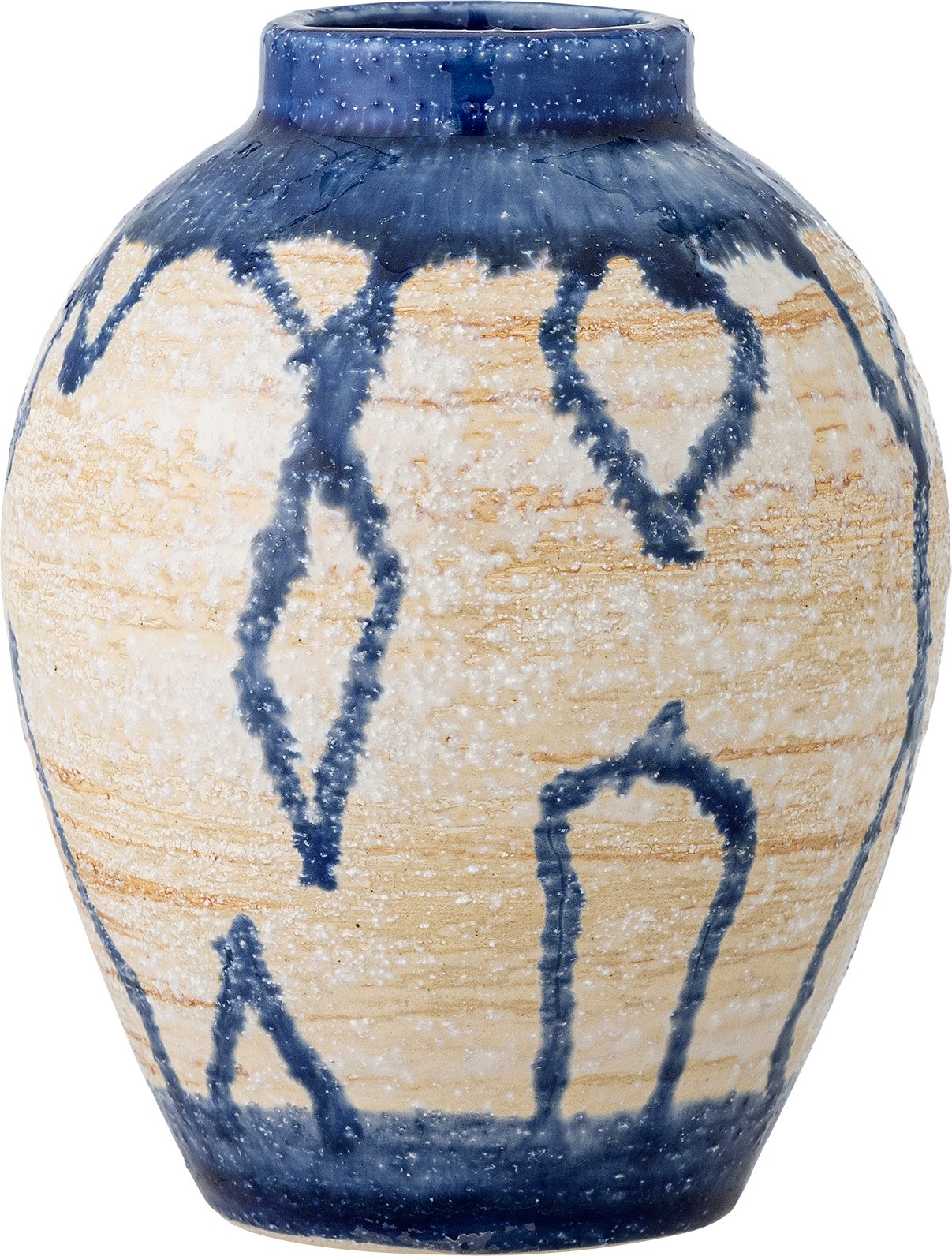 Wazon dekoracyjny Avon 16 cm niebiesko-beżowy