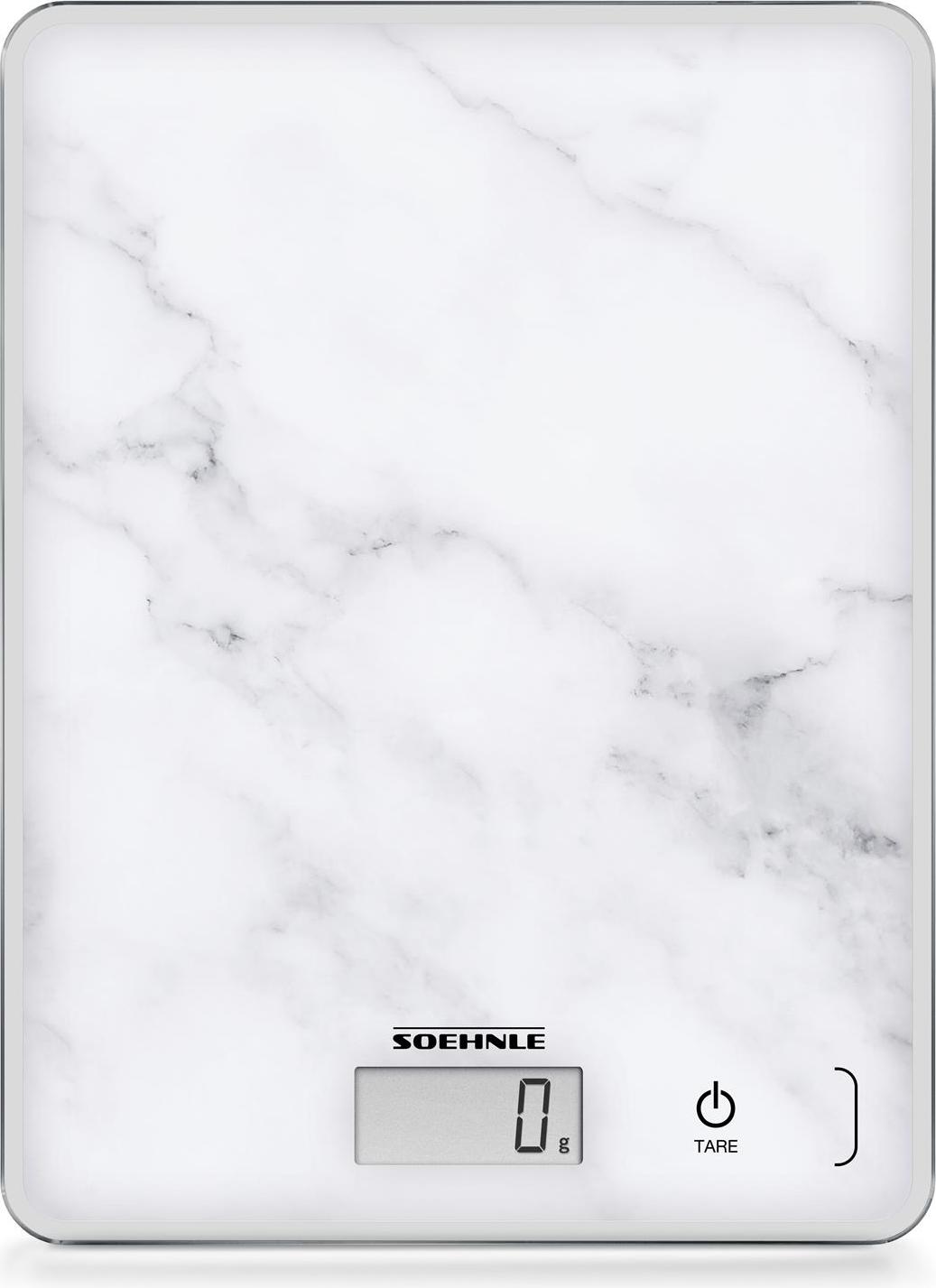 Waga kuchenna elektroniczna Page Compact 300 biały marmur