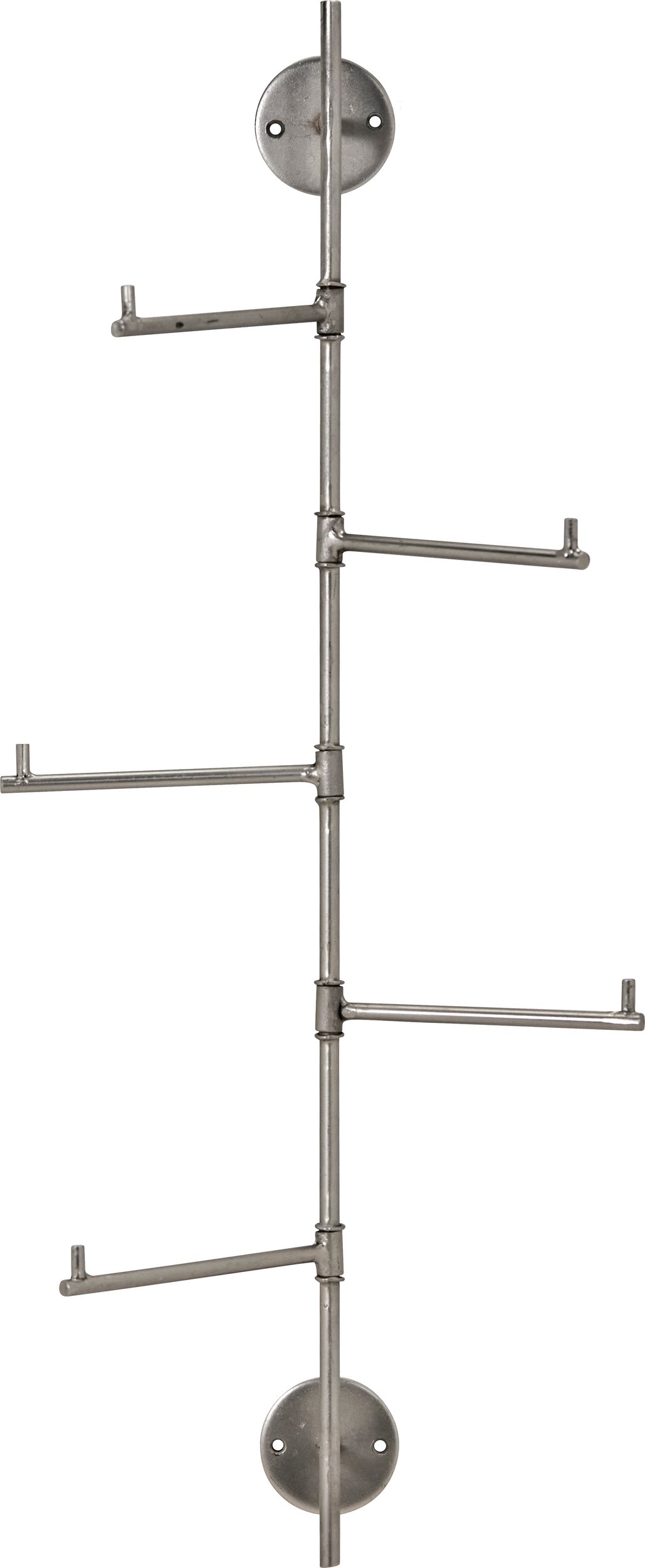 Wieszak ścienny Flex srebrny