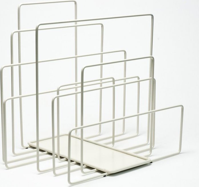 Stojak na magazyny i książki Random biały