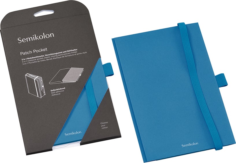 Kieszeń do notesu Semikolon A5 niebieska