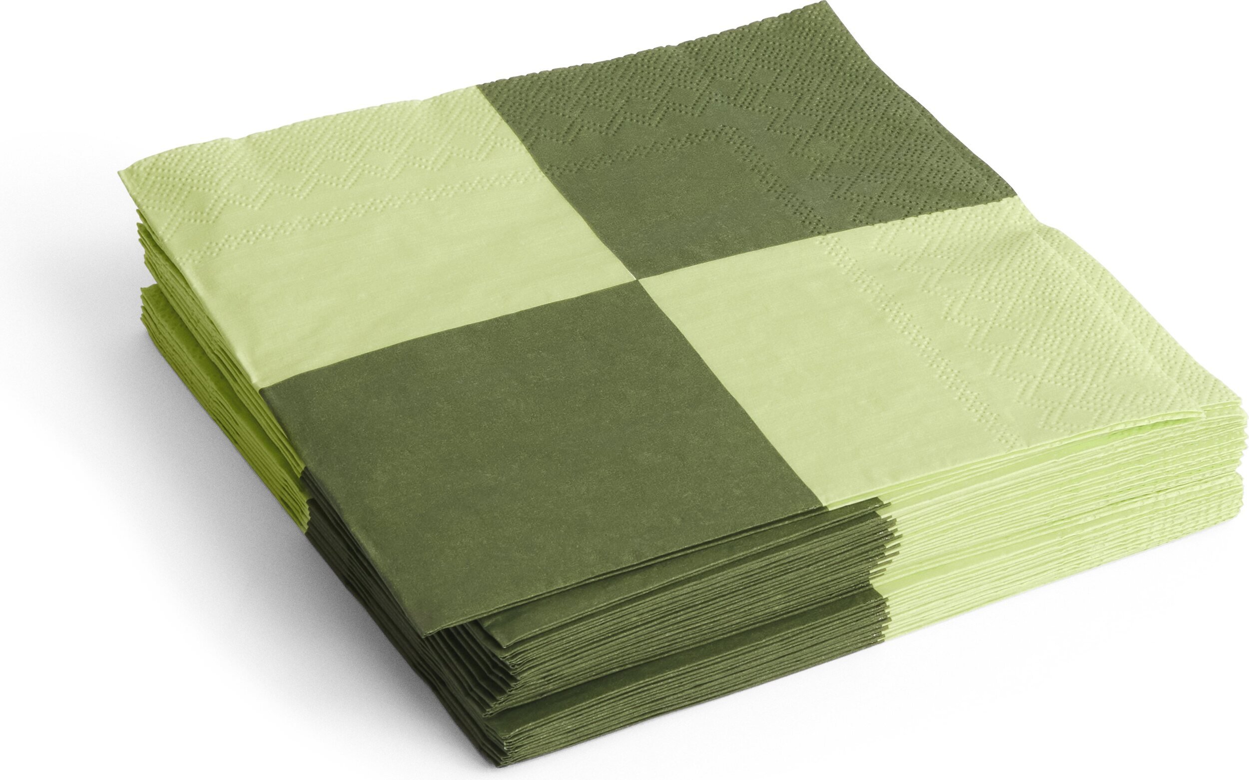 Serwetki papierowe Hay Pattern 40 x 40 cm jasnozielona szachownica 20 szt.