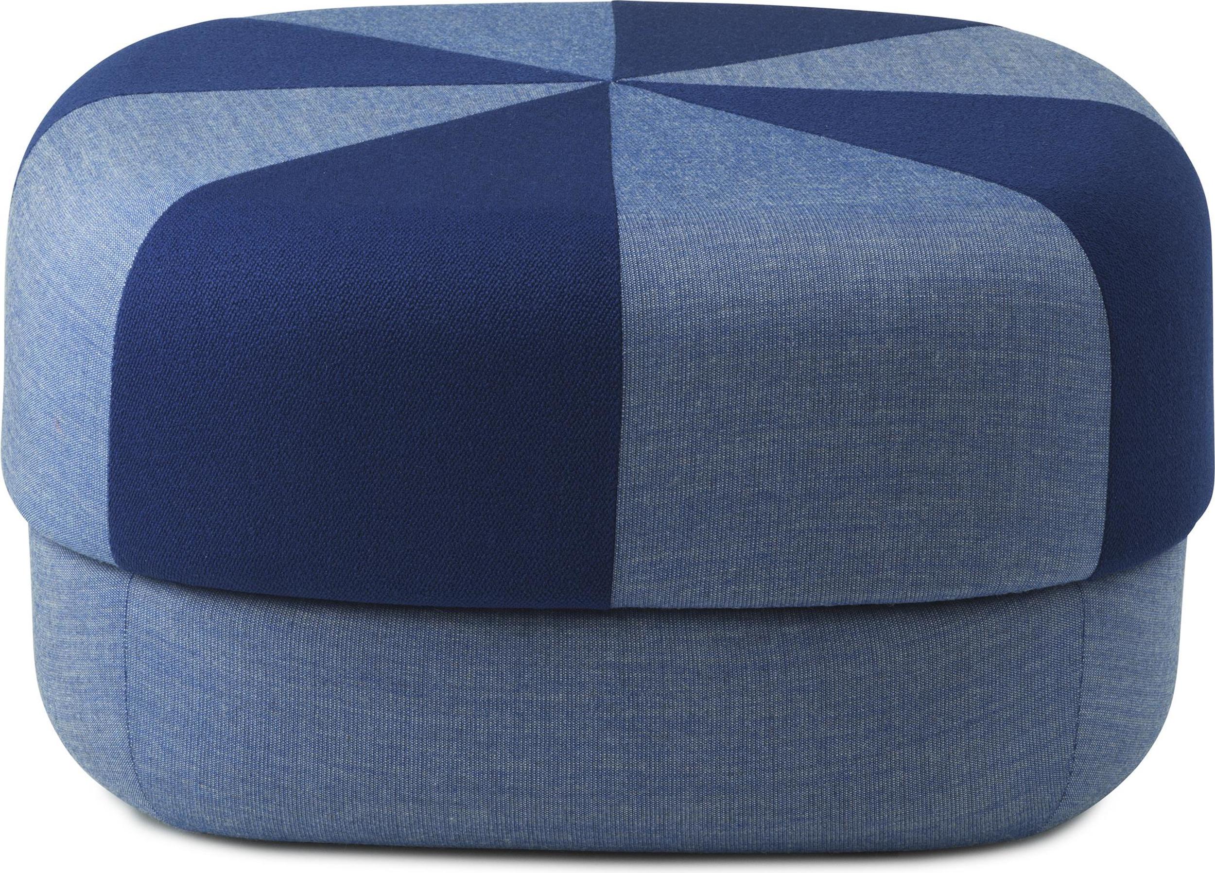 Puf Circus Duo L niebieski