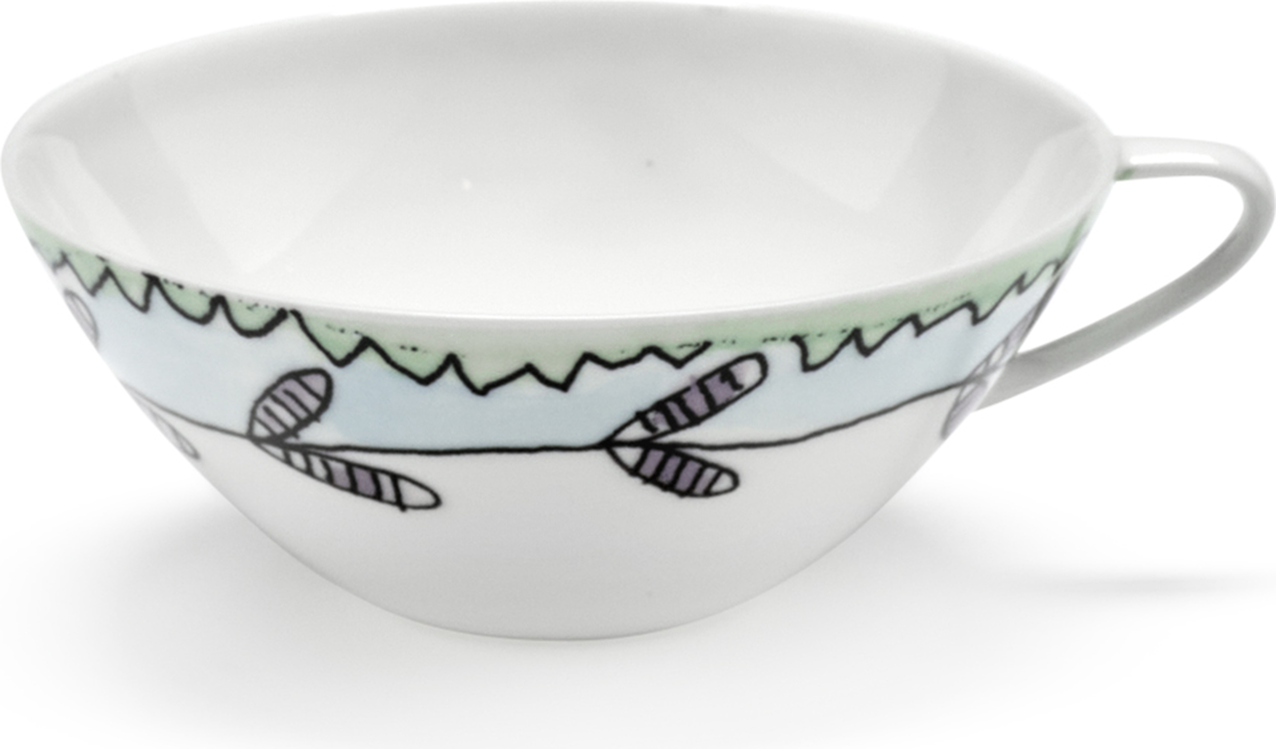 Filiżanka do kawy Midnight Flowers Blossom Milk 100 ml