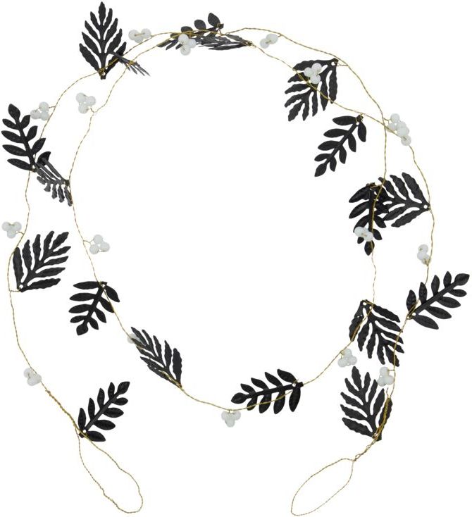 Girlanda Leaf 150 cm czarna
