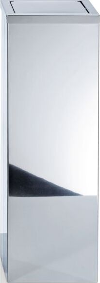 Kosz na śmieci łazienkowy Decor Walther kwadratowy 60 cm stal polerowana