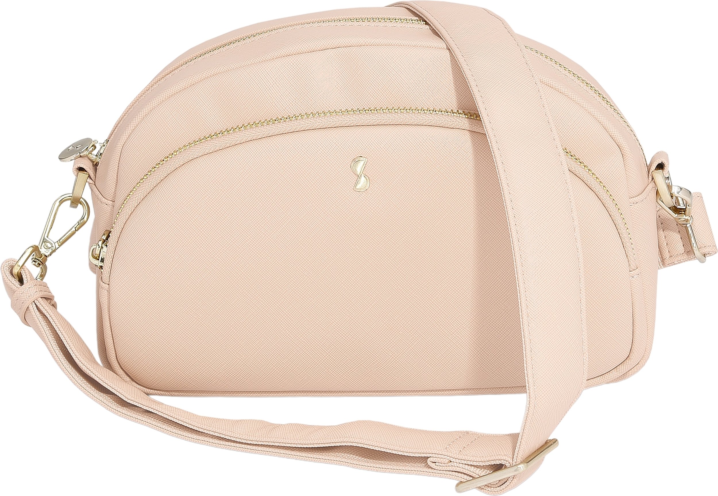 Torba na ramię Stackers jasnoróżowa