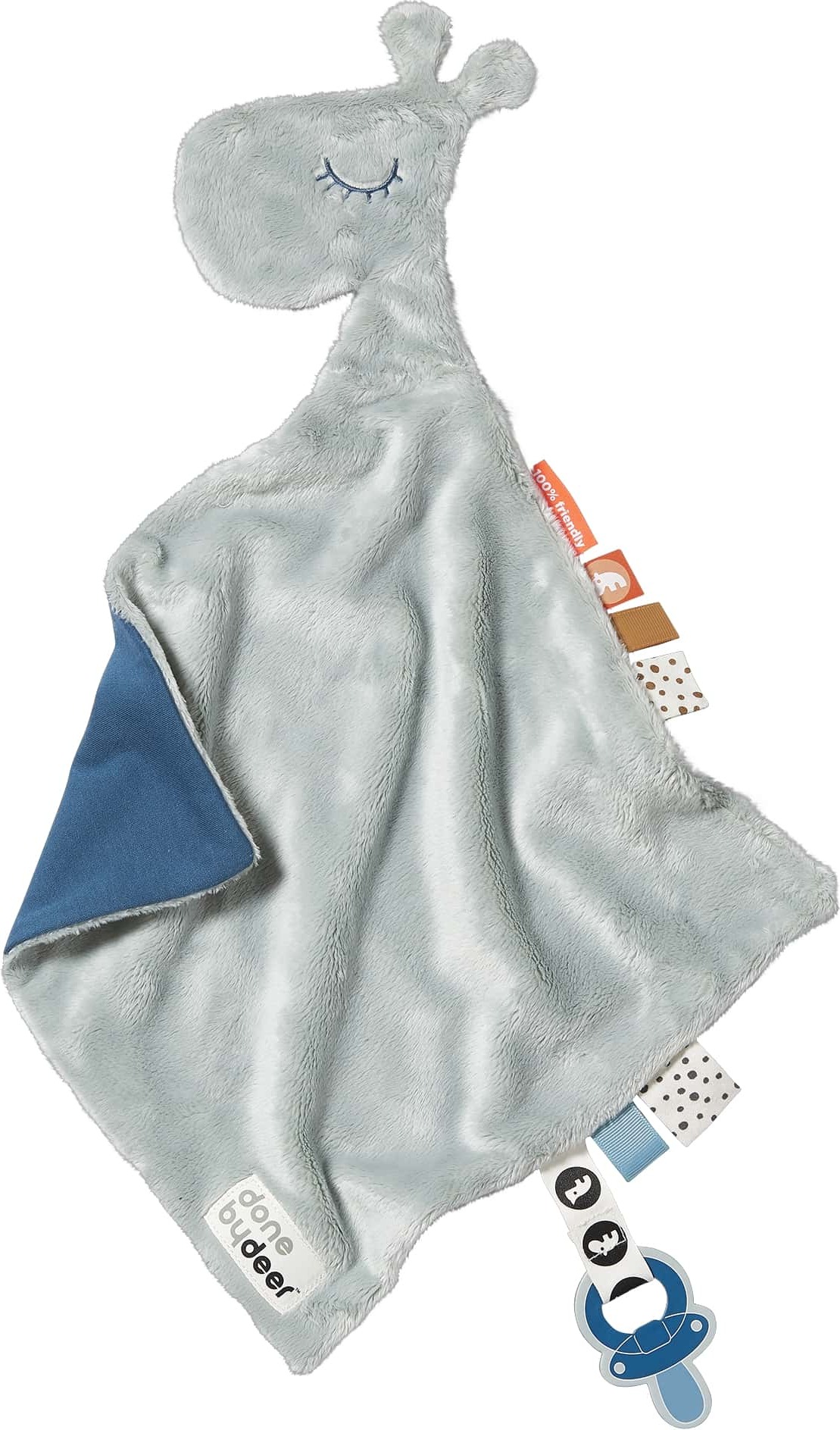 Kocyk przytulanka Raffi niebieska