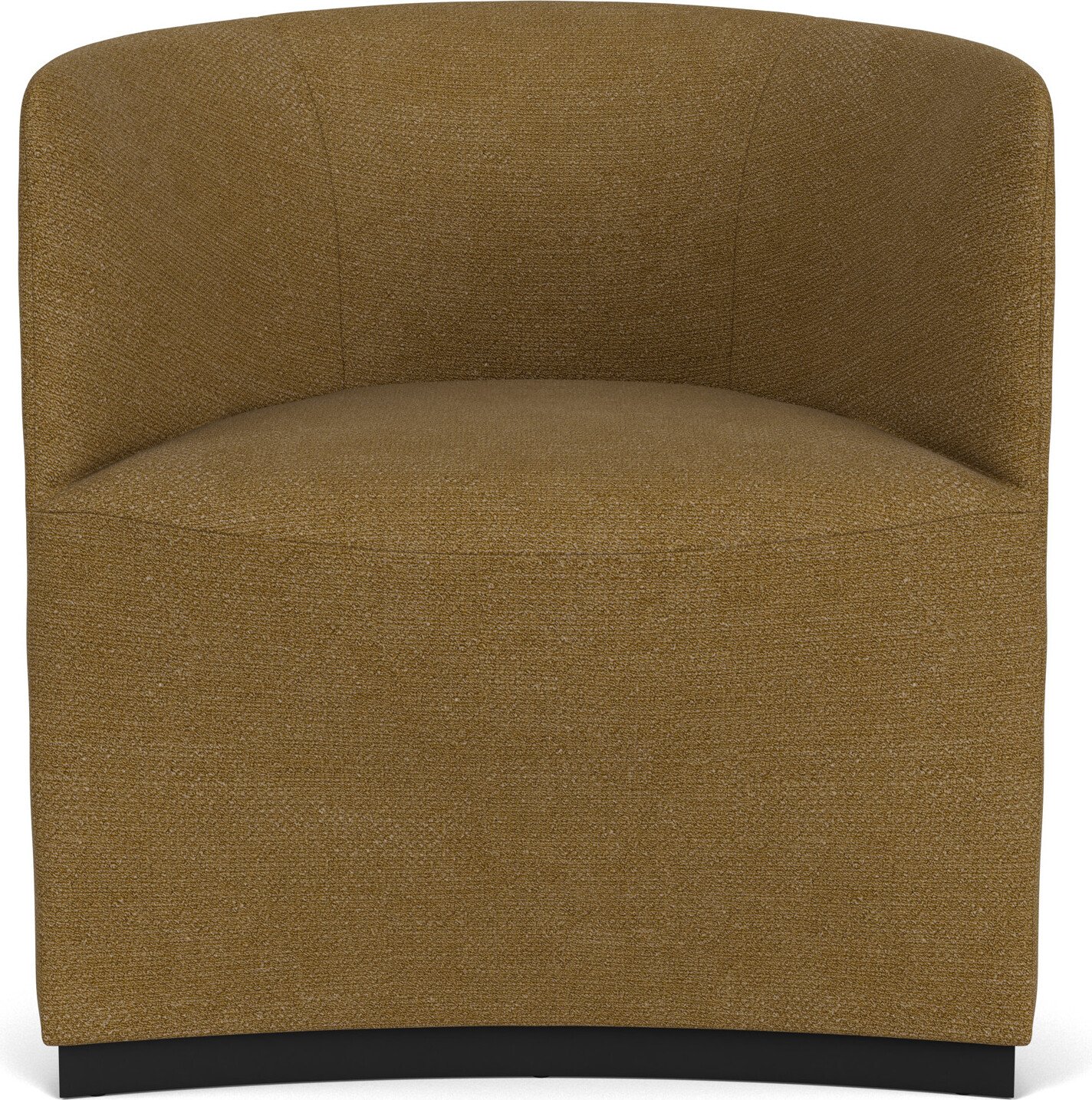 Fotel Tearoom Bouclé 70 cm żółty