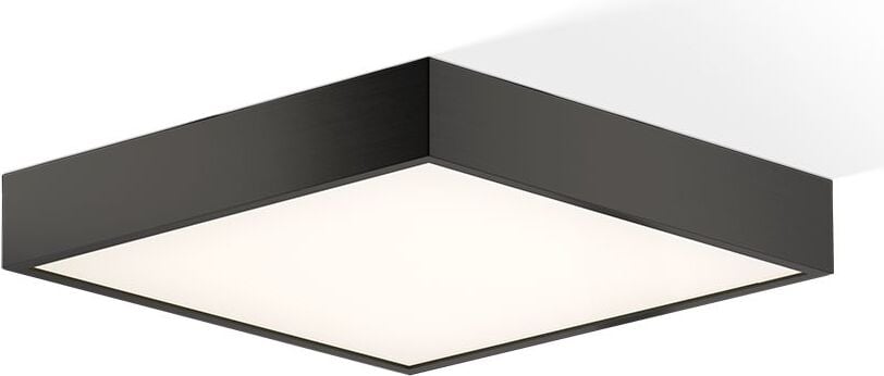 Plafon Cut 30 cm czarny mat