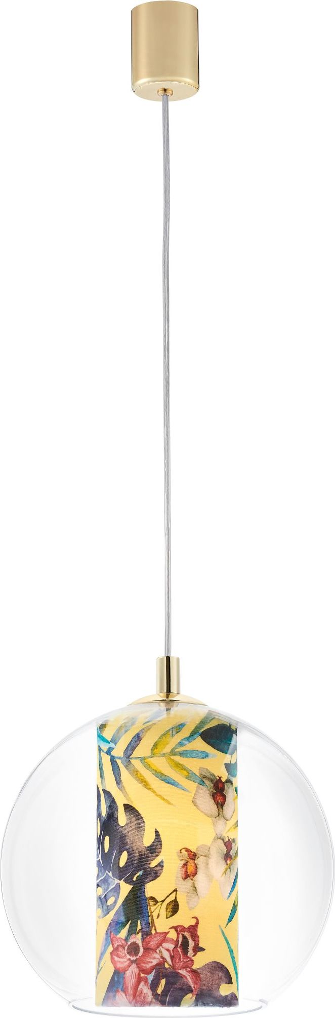 Lampa wisząca Feria S żółta