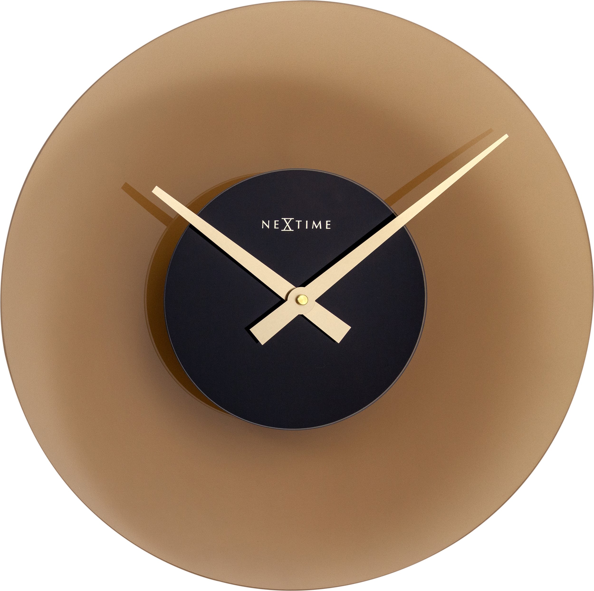 Zegar ścienny Float brązowy